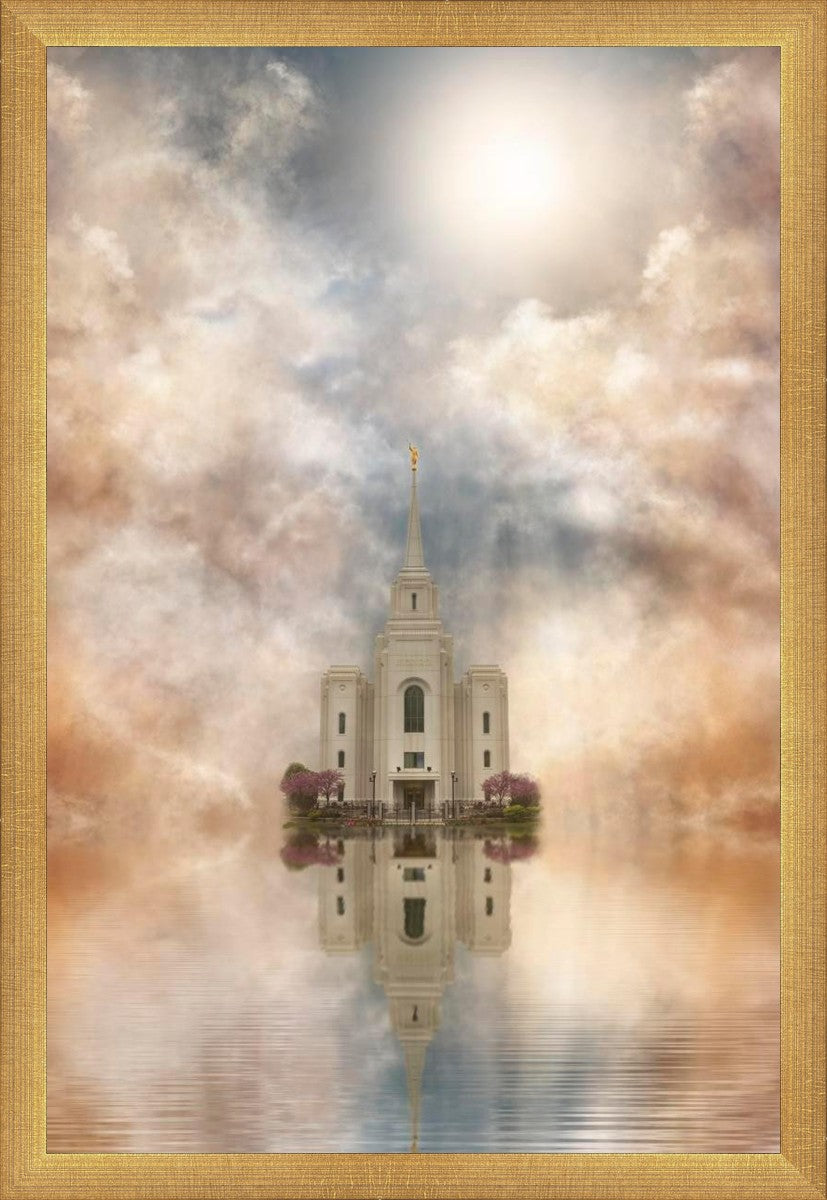 Millennial Reflection Brigham City Utah Temple
