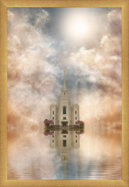 Millennial Reflection Brigham City Utah Temple