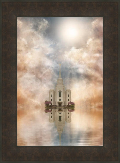 Millennial Reflection Brigham City Utah Temple