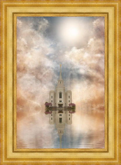 Millennial Reflection Brigham City Utah Temple