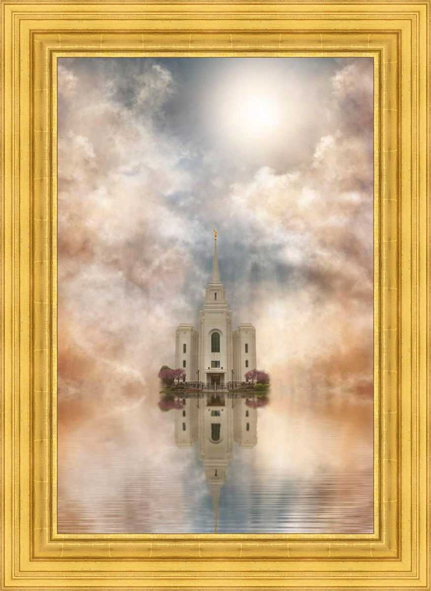 Millennial Reflection Brigham City Utah Temple