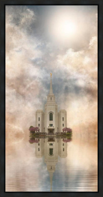 Millennial Reflection Brigham City Utah Temple