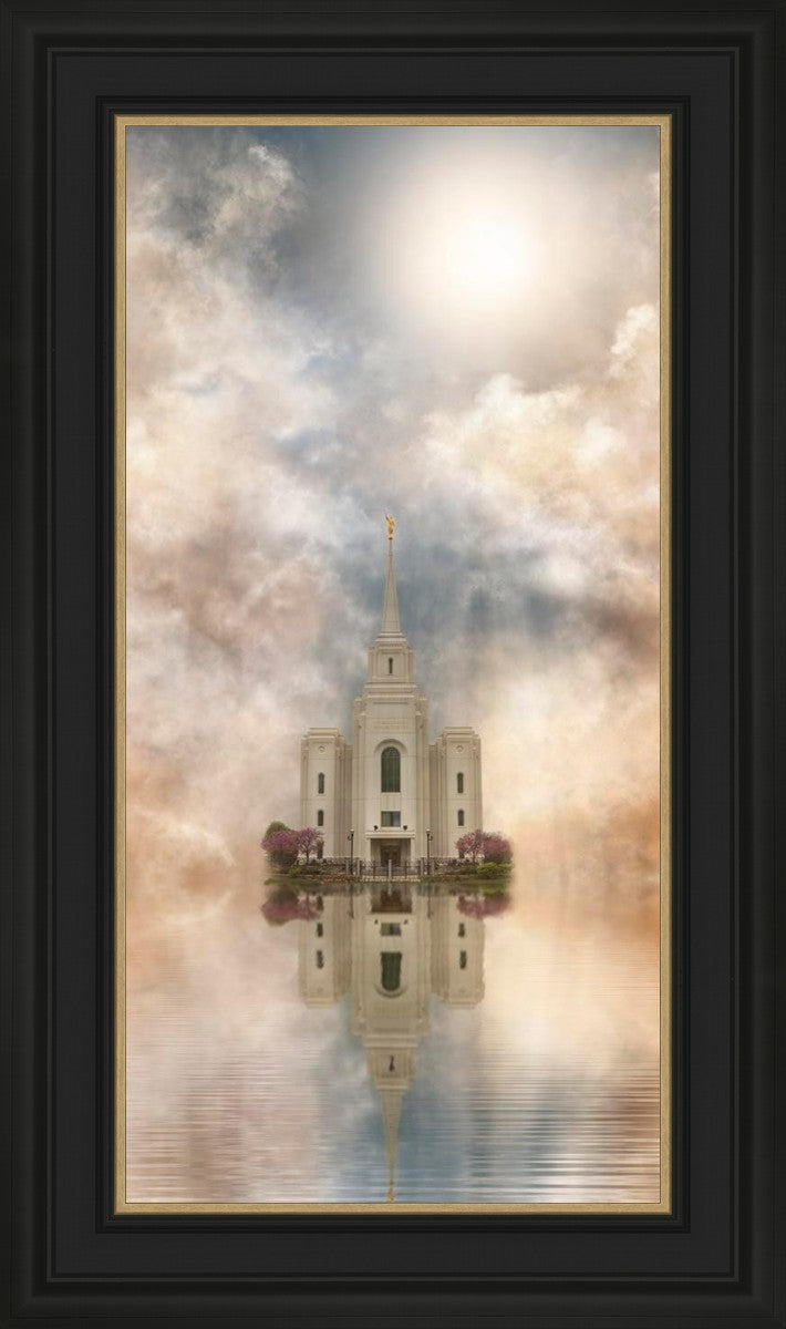 Millennial Reflection Brigham City Utah Temple