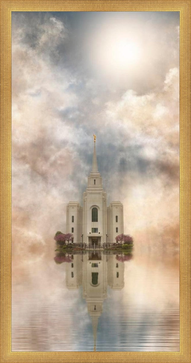 Millennial Reflection Brigham City Utah Temple