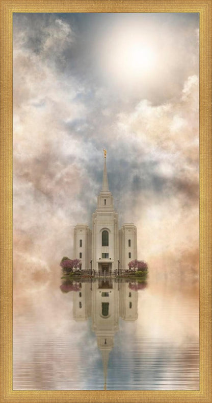 Millennial Reflection Brigham City Utah Temple
