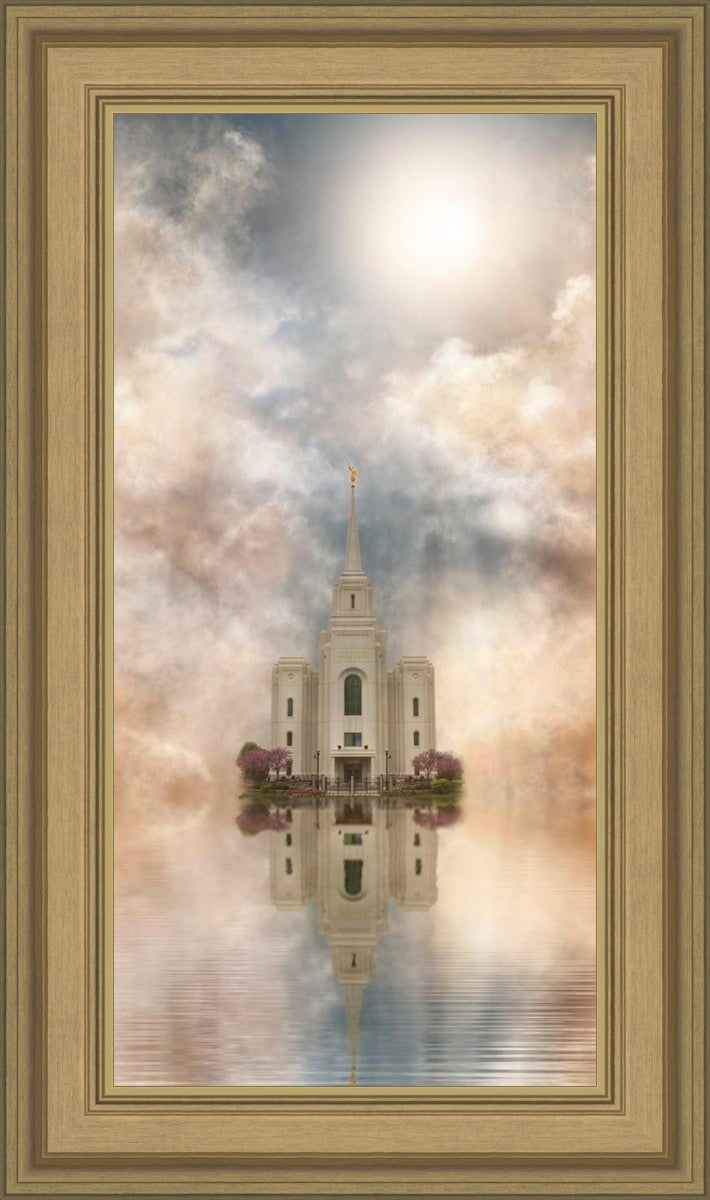 Millennial Reflection Brigham City Utah Temple