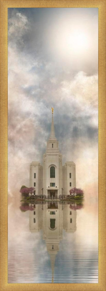Millennial Reflection Brigham City Utah Temple