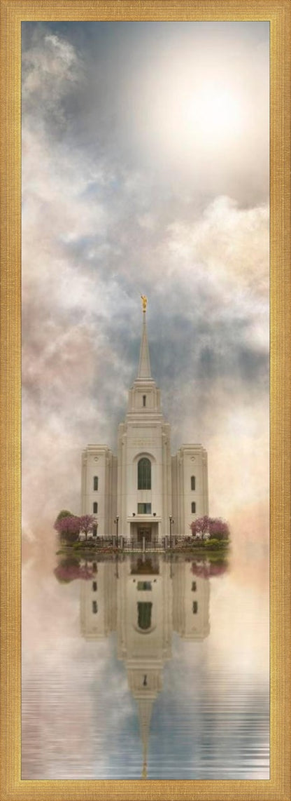 Millennial Reflection Brigham City Utah Temple