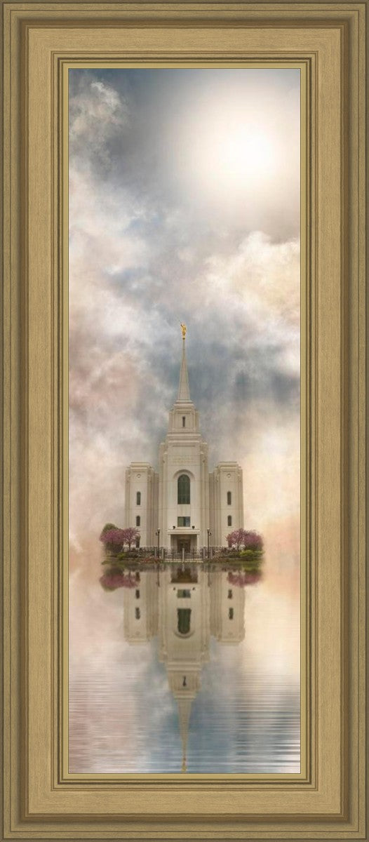 Millennial Reflection Brigham City Utah Temple