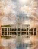 Millennial Reflection Bountiful Utah Temple Gallery Wrap