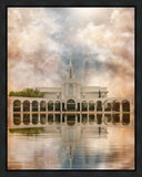 Millennial Reflection Bountiful Utah Temple Gallery Wrap