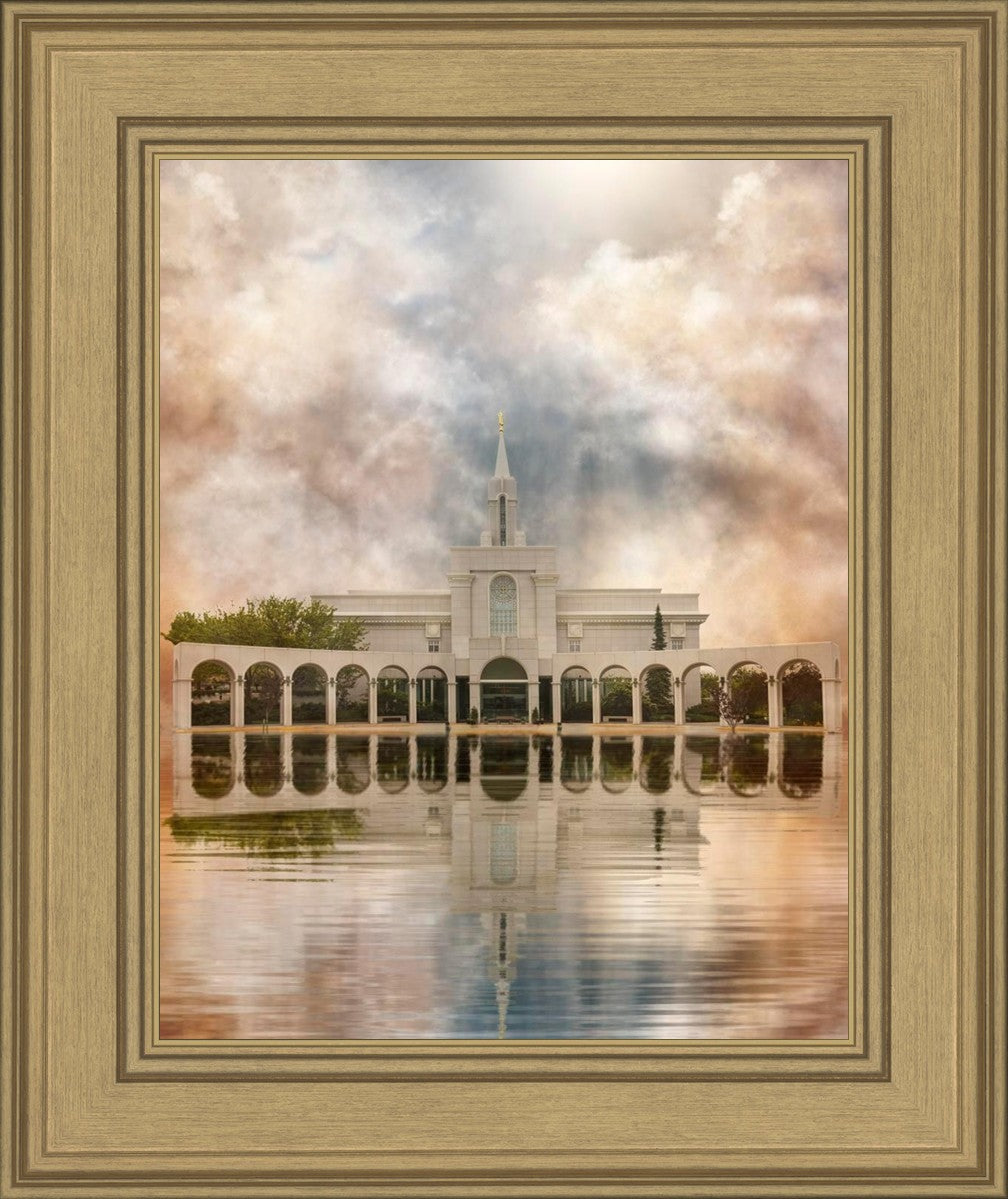 Millennial Reflection Bountiful Utah Temple