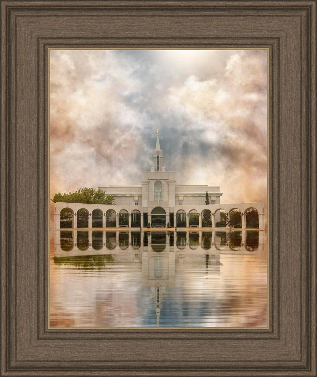 Millennial Reflection Bountiful Utah Temple