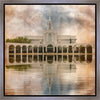 Millennial Reflection Bountiful Utah Temple Gallery Wrap