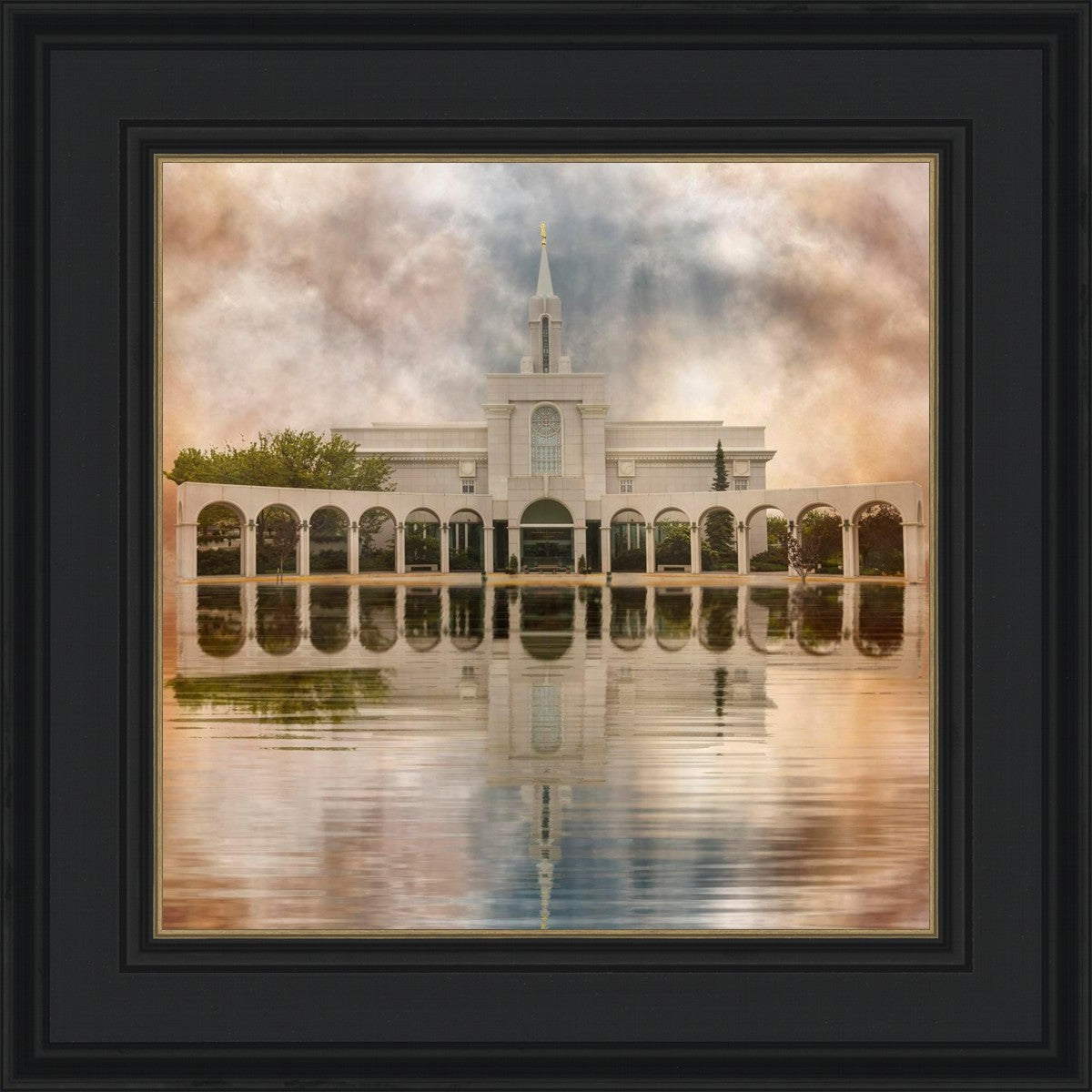 Millennial Reflection Bountiful Utah Temple