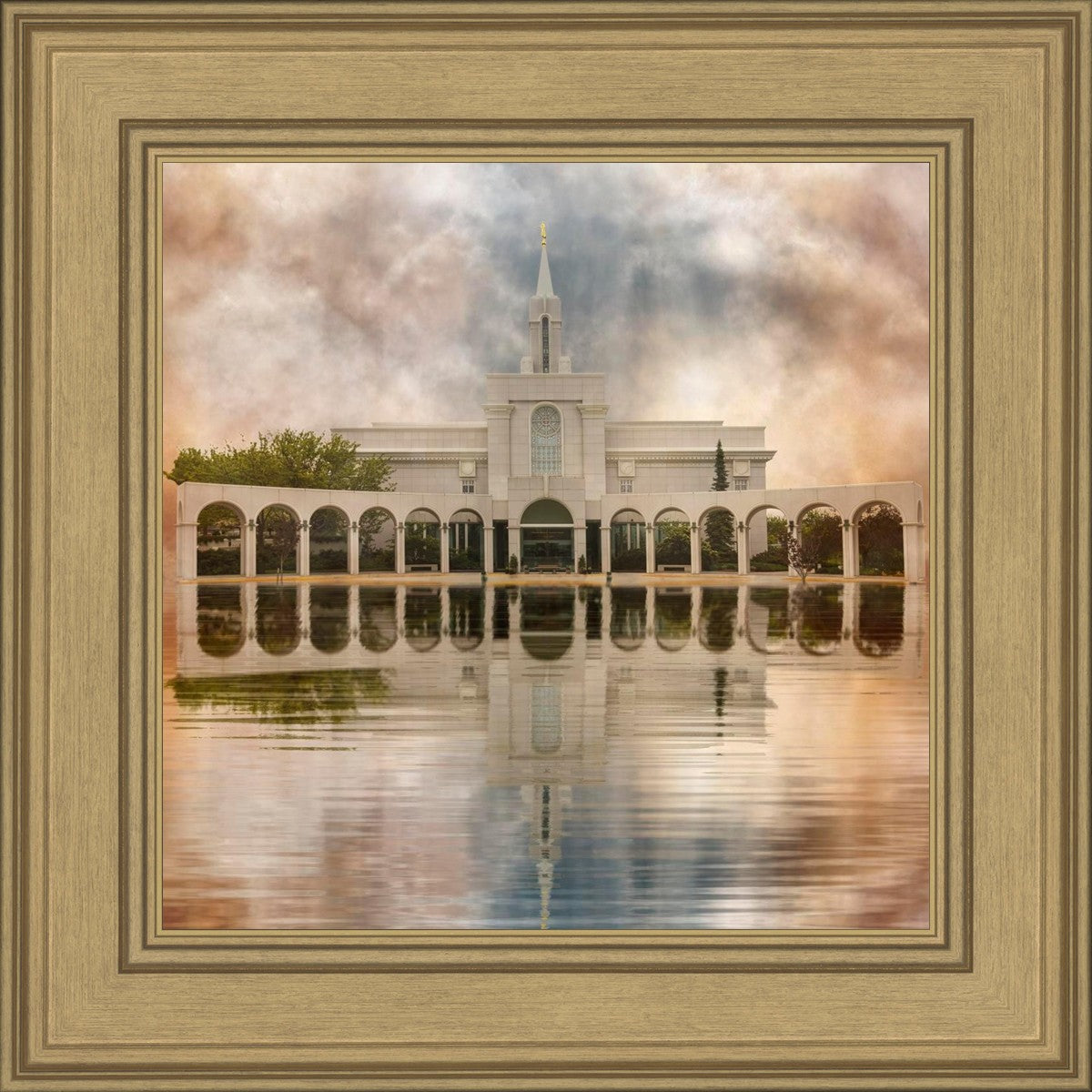 Millennial Reflection Bountiful Utah Temple