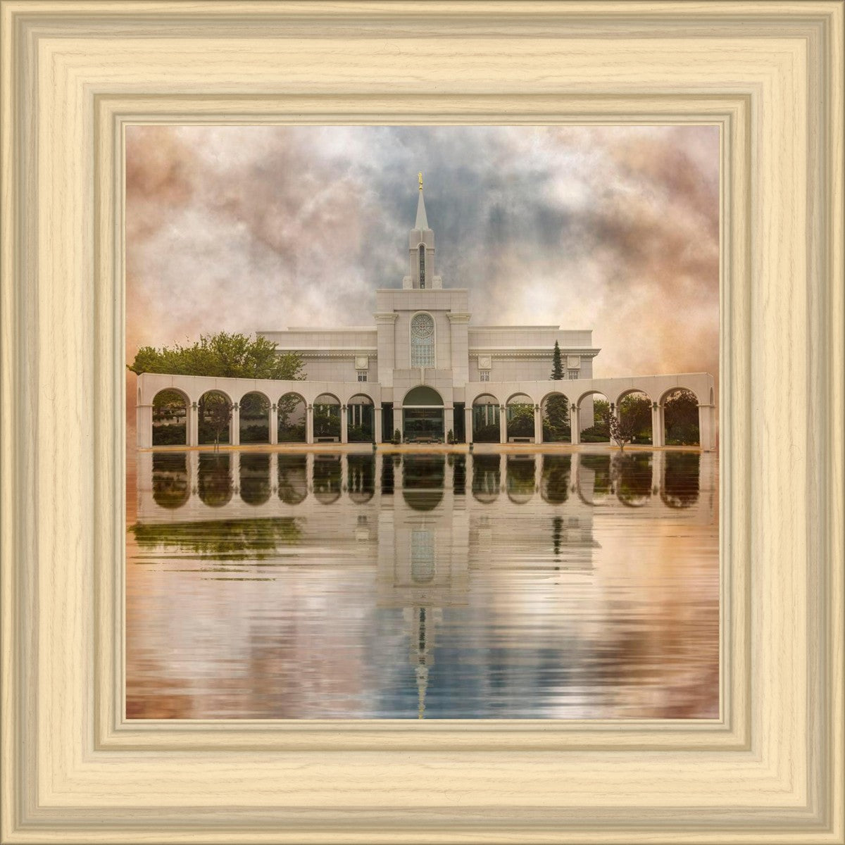 Millennial Reflection Bountiful Utah Temple