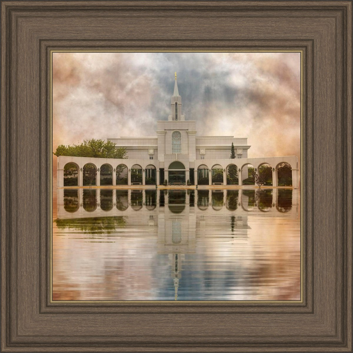 Millennial Reflection Bountiful Utah Temple