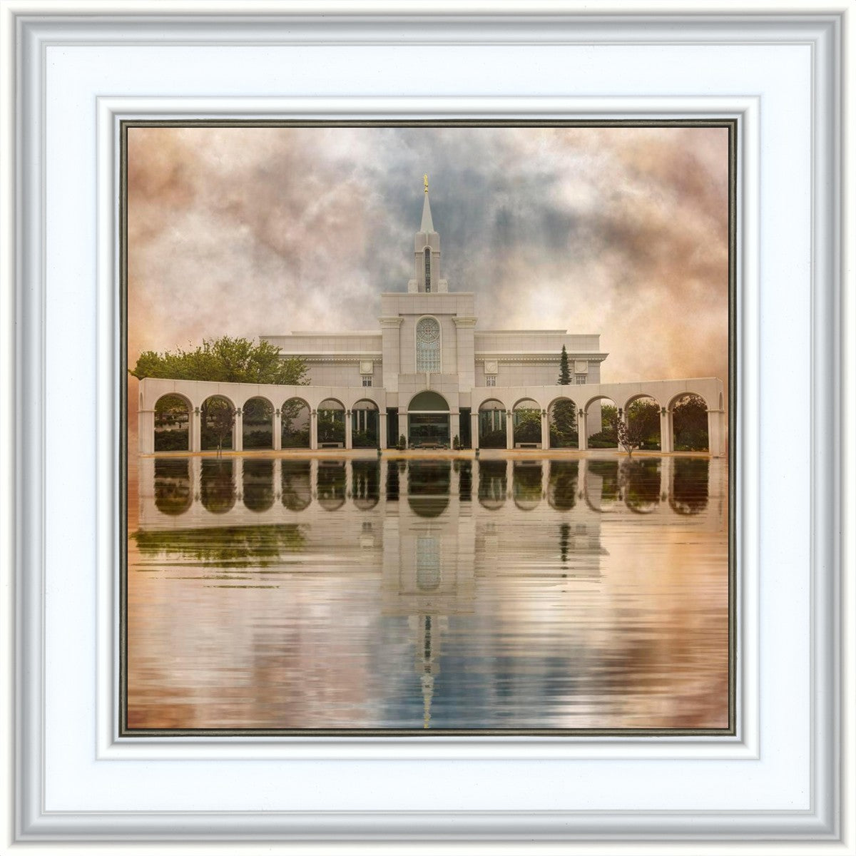 Millennial Reflection Bountiful Utah Temple