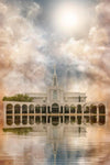 Millennial Reflection Bountiful Utah Temple Gallery Wrap