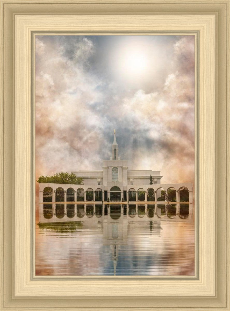 Millennial Reflection Bountiful Utah Temple