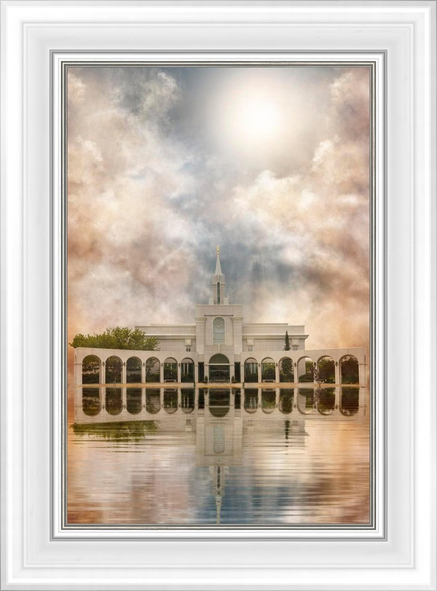 Millennial Reflection Bountiful Utah Temple