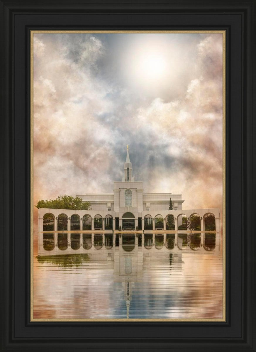 Millennial Reflection Bountiful Utah Temple