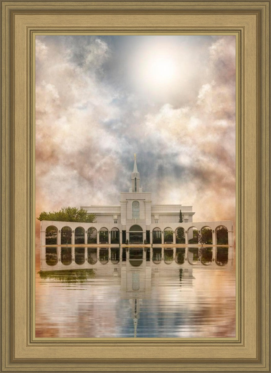 Millennial Reflection Bountiful Utah Temple