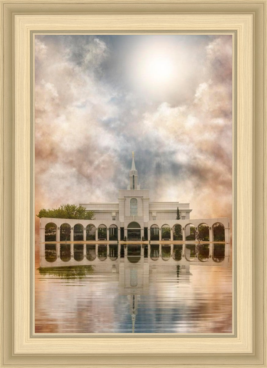 Millennial Reflection Bountiful Utah Temple