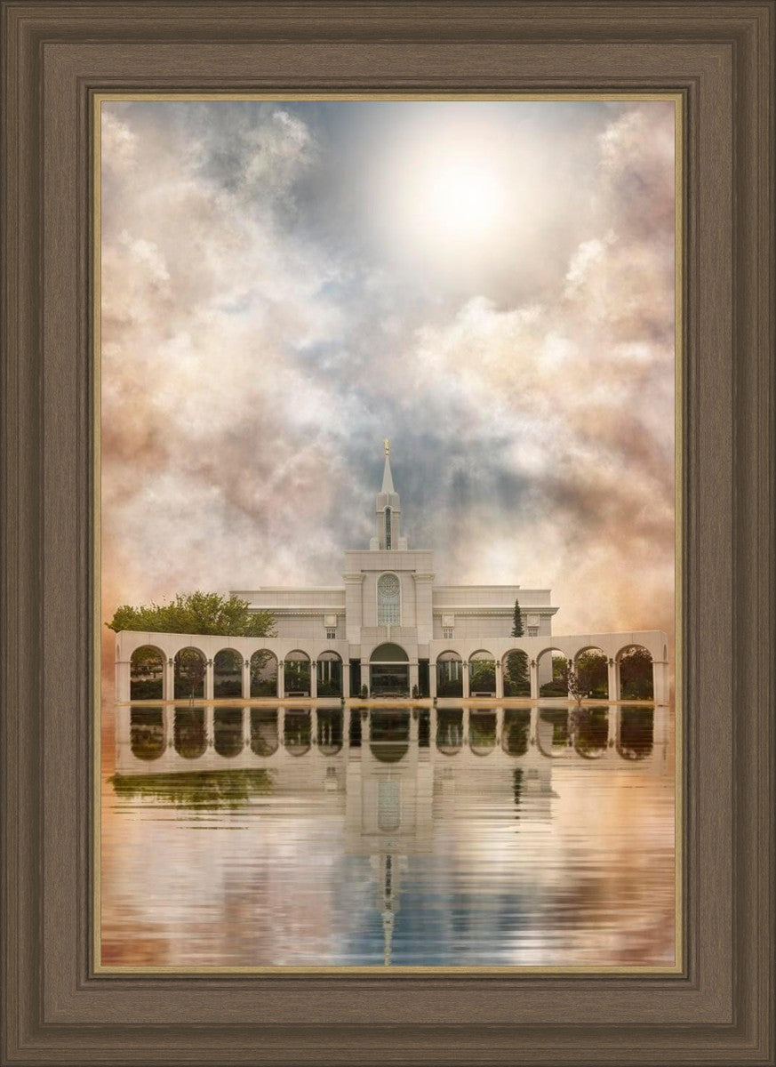 Millennial Reflection Bountiful Utah Temple