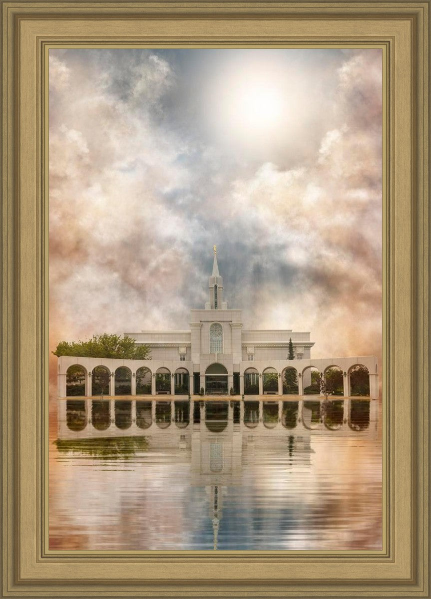 Millennial Reflection Bountiful Utah Temple