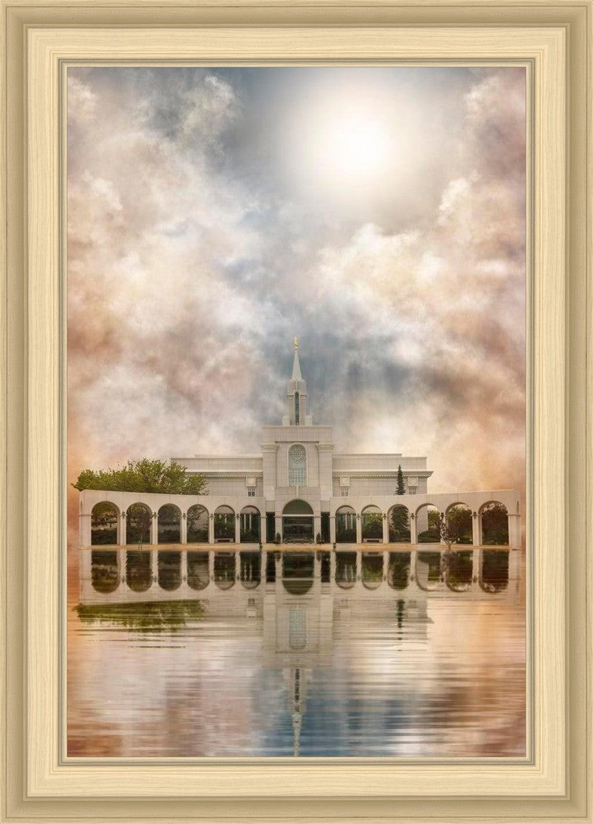 Millennial Reflection Bountiful Utah Temple