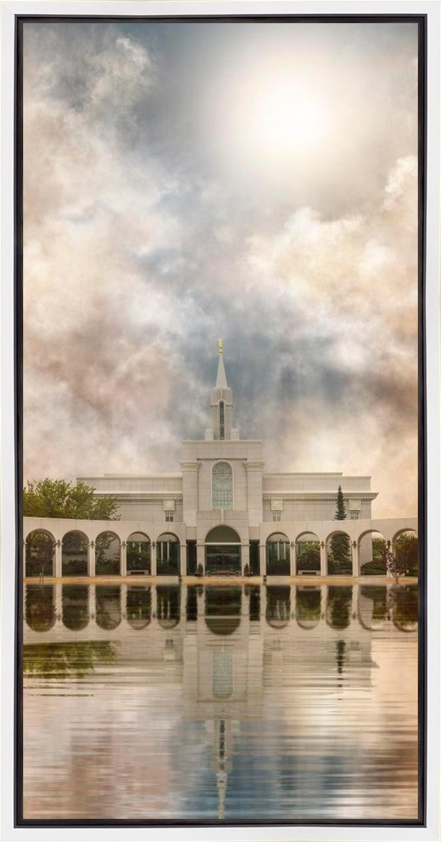 Millennial Reflection Bountiful Utah Temple Gallery Wrap