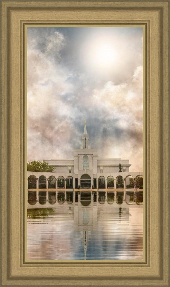 Millennial Reflection Bountiful Utah Temple