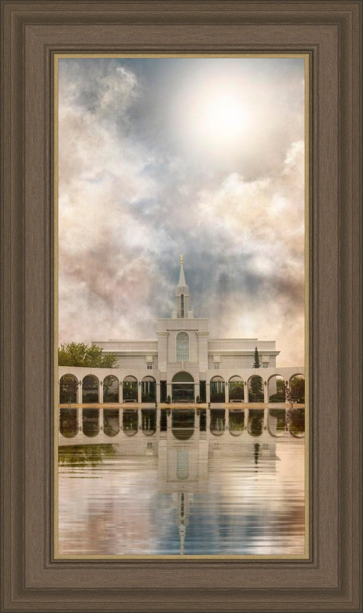 Millennial Reflection Bountiful Utah Temple