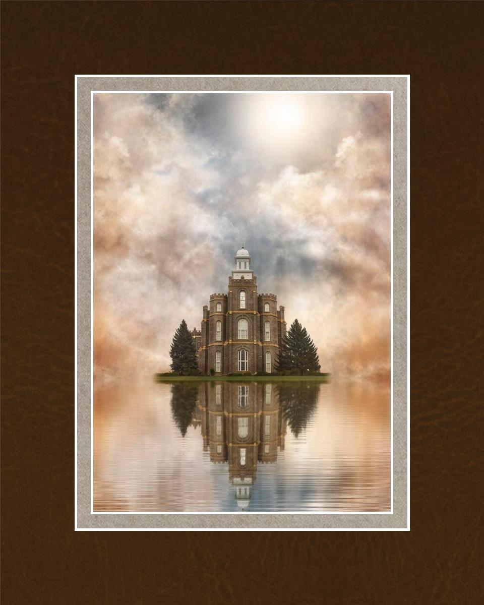 Millennial Reflection Logan Utah Temple