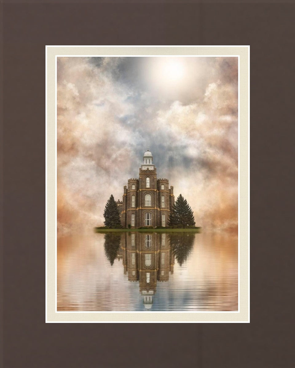 Millennial Reflection Logan Utah Temple