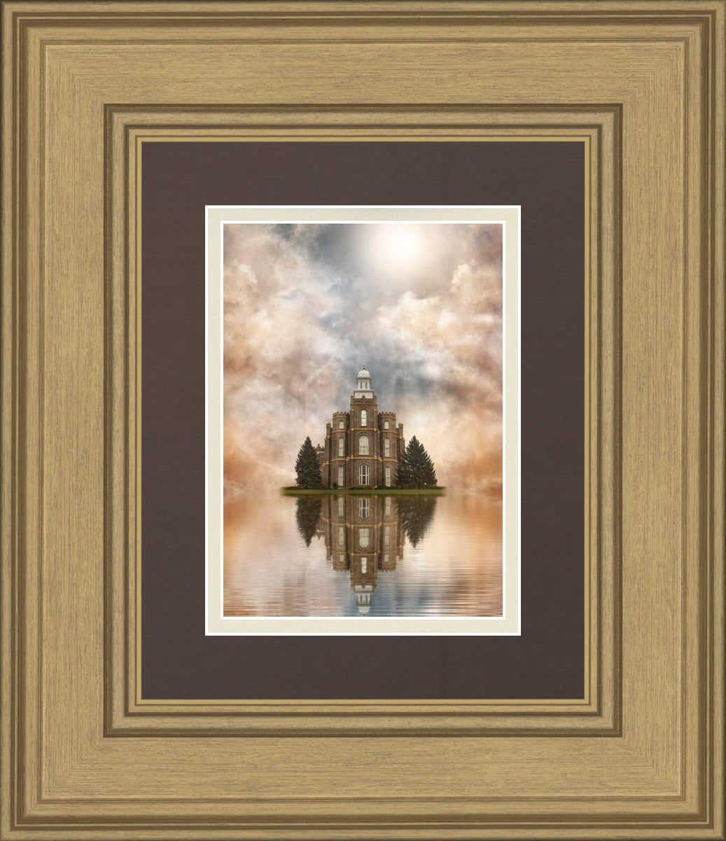 Millennial Reflection Logan Utah Temple