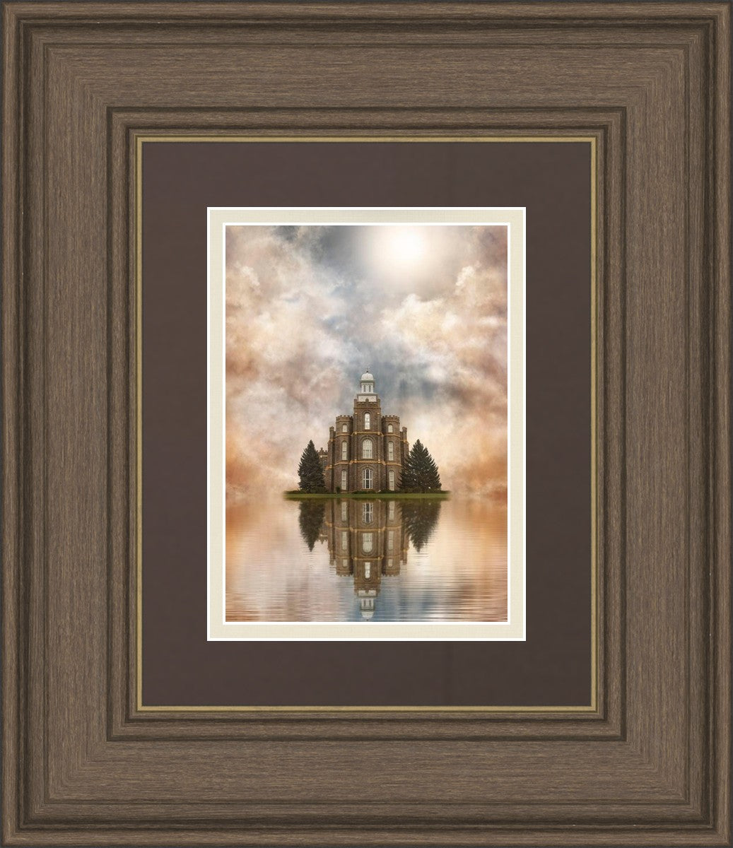 Millennial Reflection Logan Utah Temple