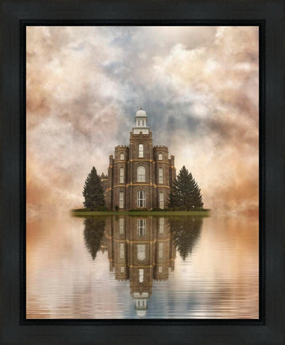 Millennial Reflection Logan Utah Temple