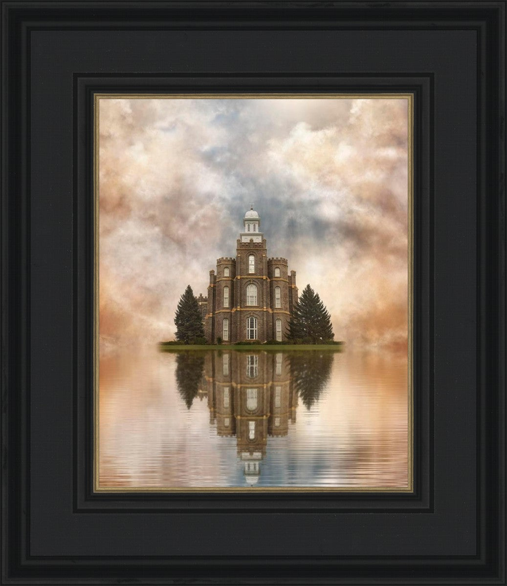 Millennial Reflection Logan Utah Temple