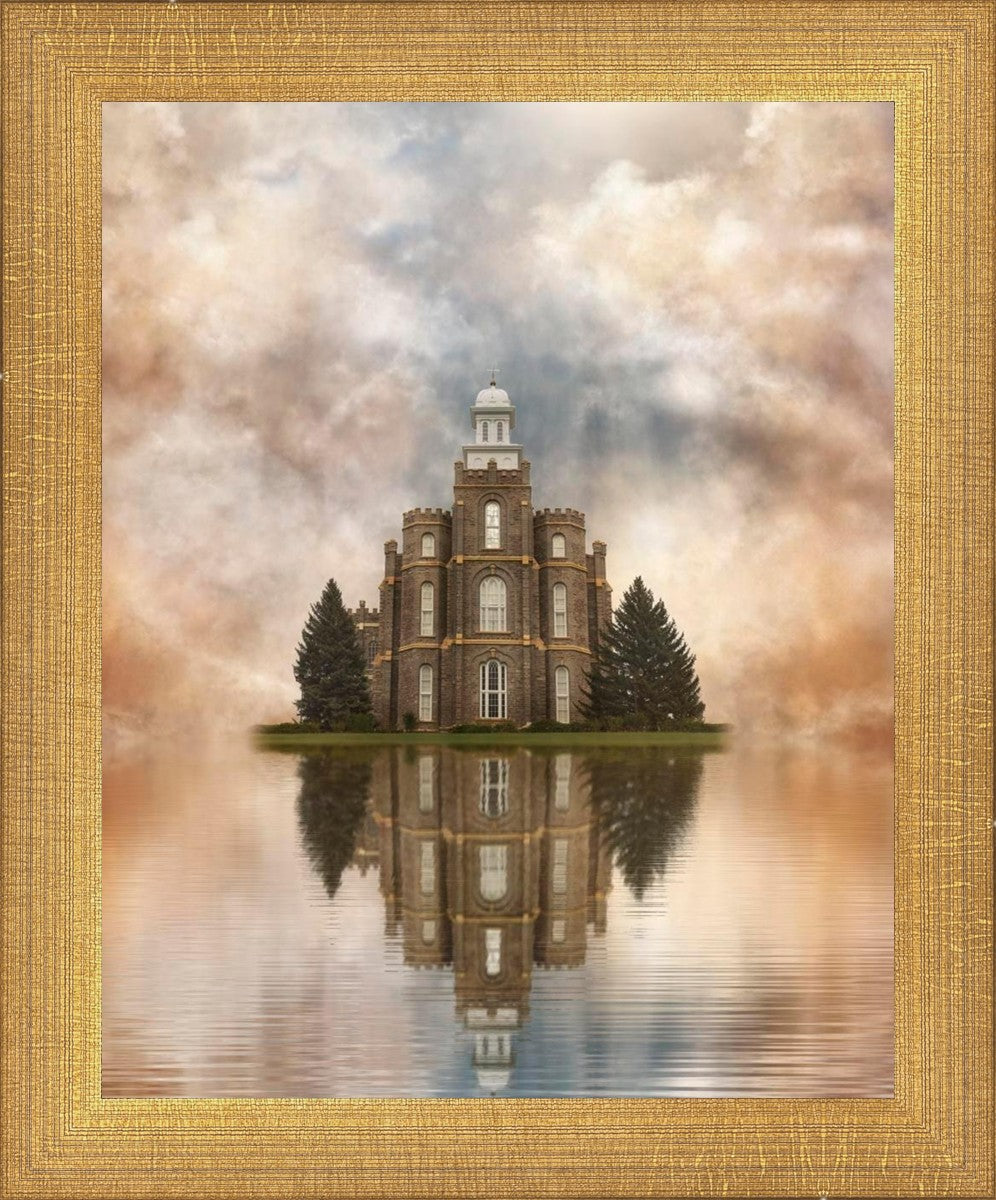 Millennial Reflection Logan Utah Temple