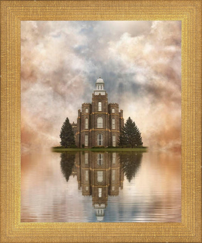 Millennial Reflection Logan Utah Temple