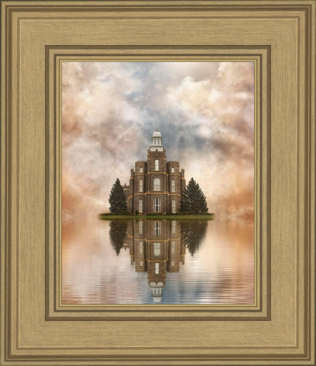 Millennial Reflection Logan Utah Temple