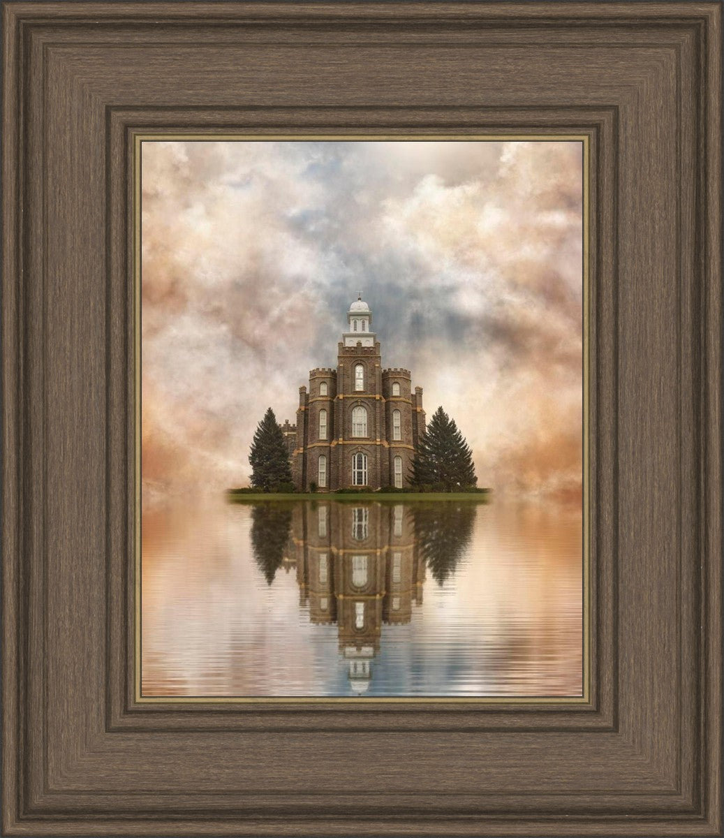 Millennial Reflection Logan Utah Temple