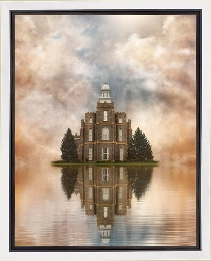 Millennial Reflection Logan Utah Temple