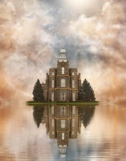Millennial Reflection Logan Utah Temple