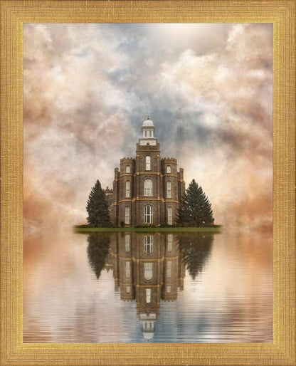 Millennial Reflection Logan Utah Temple