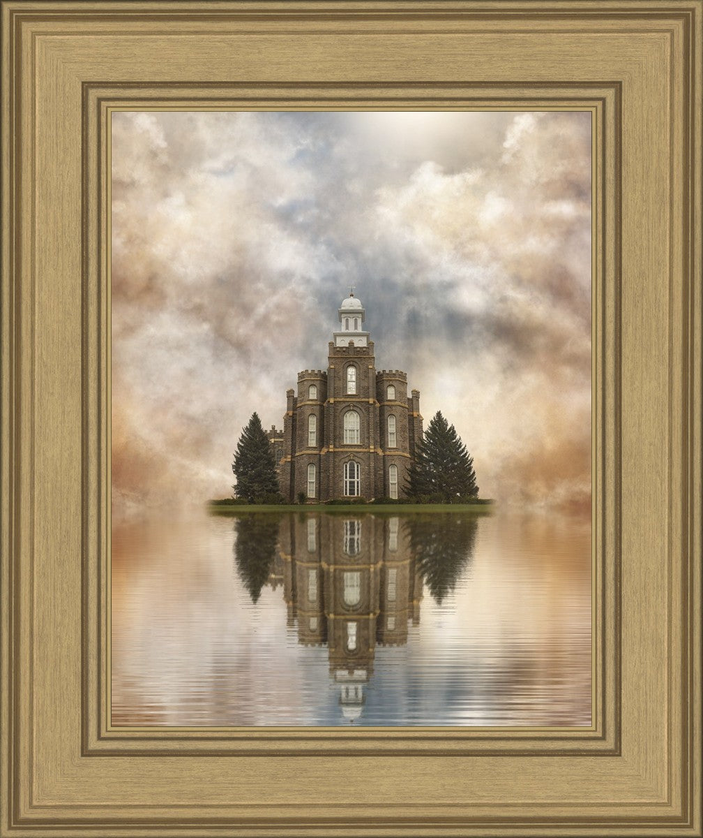Millennial Reflection Logan Utah Temple
