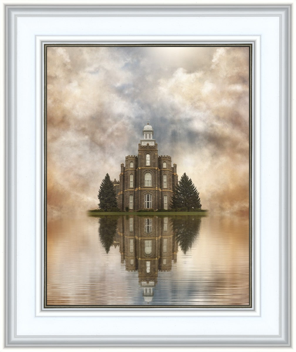 Millennial Reflection Logan Utah Temple